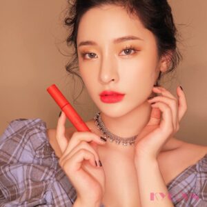 Son 3CE Velvet Lip Tint Màu Save Me - Đỏ Cam San Hô - Image 4