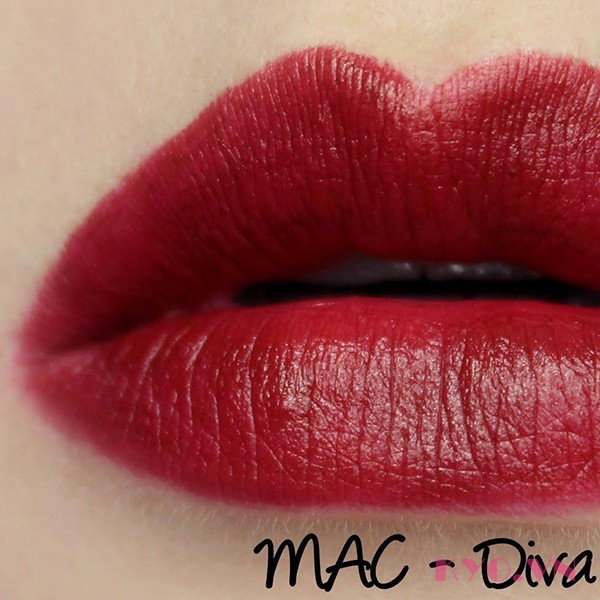 Son Mac mini Màu Diva - Đỏ Rượu - Image 2