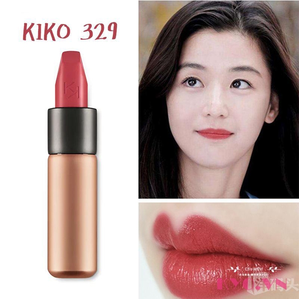 Son KiKo Velvet Passion Matte Lipstick 329 - Đỏ Đất - Image 3