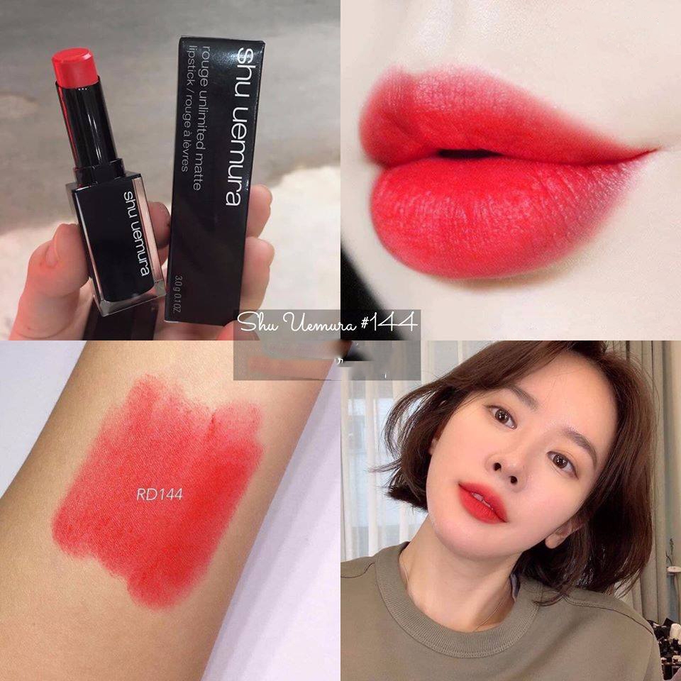 Son Shu Uemura CR144 - Đỏ cam - Image 6
