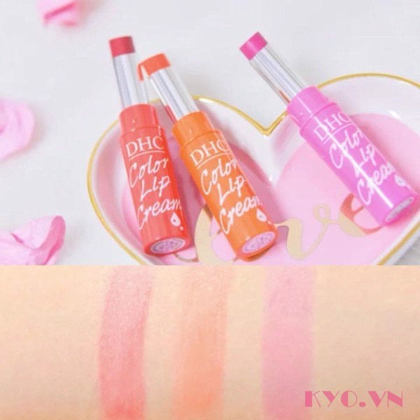 Son dưỡng DHC Color Lip Cream màu hồng - Image 6