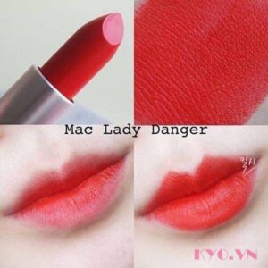 Son MAC Matte Lady Danger - Đỏ Cam - Image 4