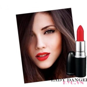 Son MAC Matte Lady Danger - Đỏ Cam - Image 6