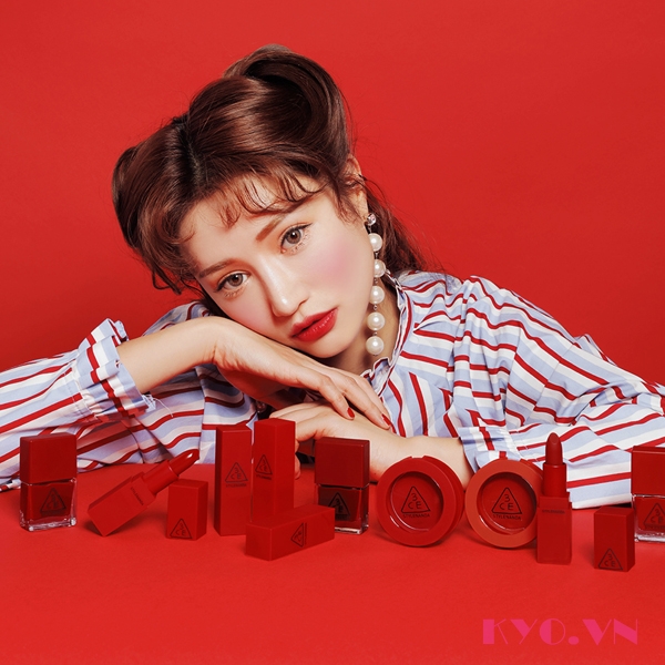 Son 3CE Red Recipe Lip Color 211 - Đỏ Cam - Image 5