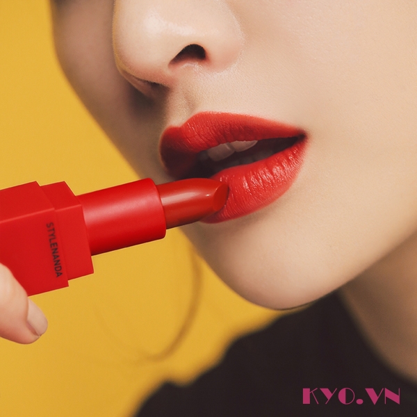 Son 3CE Red Recipe Lip Color 211 - Đỏ Cam - Image 4