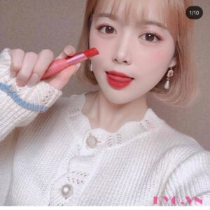 Son Black Rouge All Day Rose Velvet Sunshine Rose R02 - Đỏ Chili - Image 4