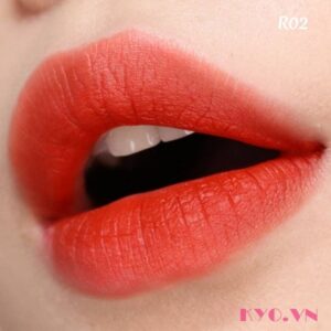 Son Black Rouge All Day Rose Velvet Sunshine Rose R02 - Đỏ Chili - Image 3