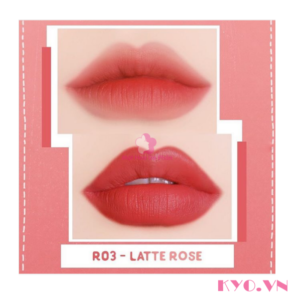 Son Black Rouge All Day Rose Velvet Latte Rose R03 - Cam Đào - Image 3