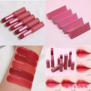 Son Black Rouge All Day Rose Velvet Wild Rose R05  - Hồng Đất - Image 4