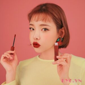 Son 3CE Velvet Lip Tint Taupe - Đỏ Nâu - Image 5