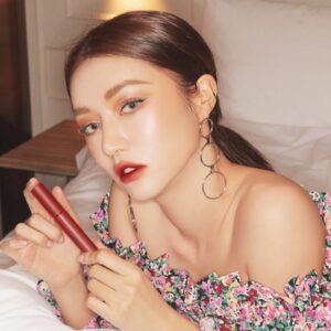 Son 3CE Velvet Lip Tint Taupe - Đỏ Nâu - Image 3