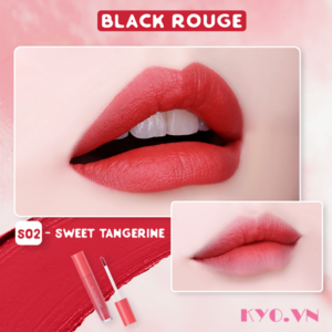 Son black rouge mousse blending S02 - Hồng Cam - Image 6
