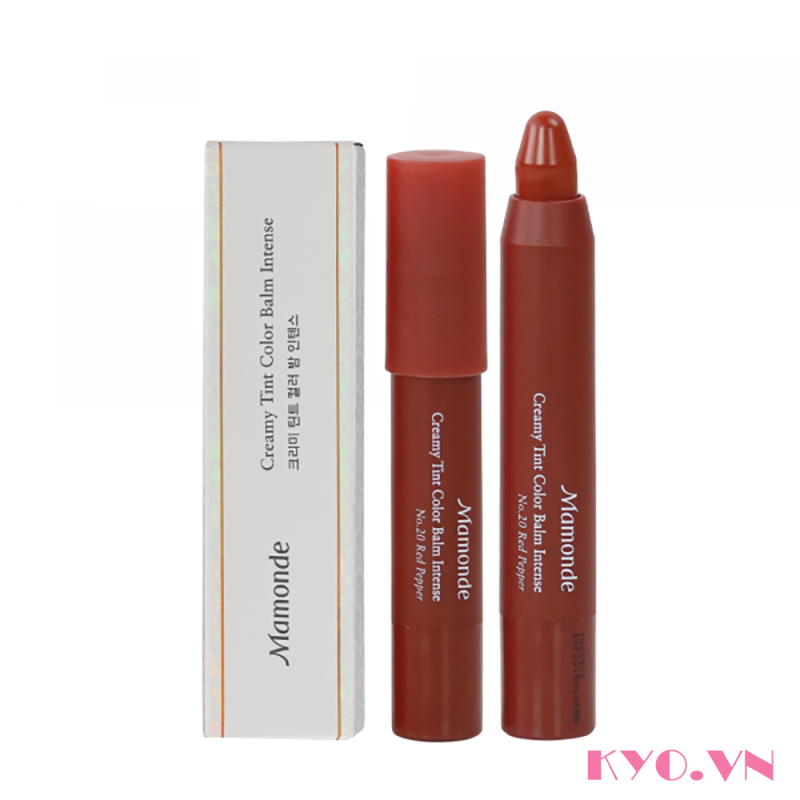 Son Mamonde Creamy tint Color Balm Intense 23 - Đỏ Nâu