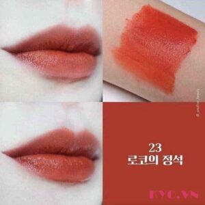 Son Bbia Last Velvet Lip Tint Version 5 Rocco’s crystal Palace 23 - Đỏ cam cháy - Image 3