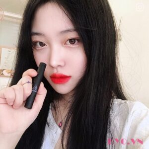 Son 3CE Slim Velvet Lip Color Pale Red - Đỏ Cam Hồng - Image 8