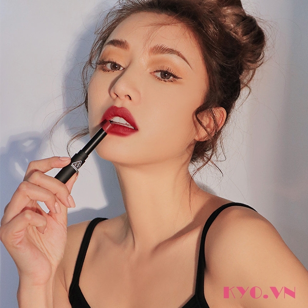 Son 3CE Slim Velvet Lip Color Plain - Đỏ Nâu - Image 3
