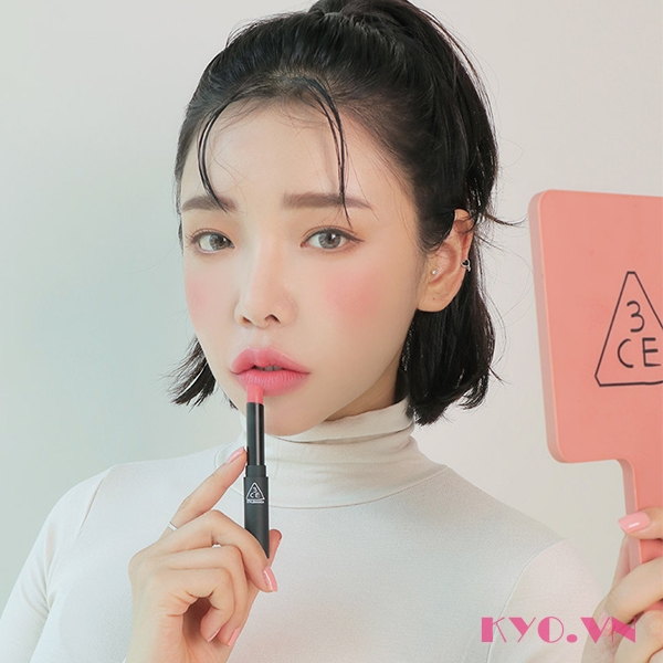 Son 3CE Slim Velvet Lip Color Sand Lily - Hồng Nude - Image 4