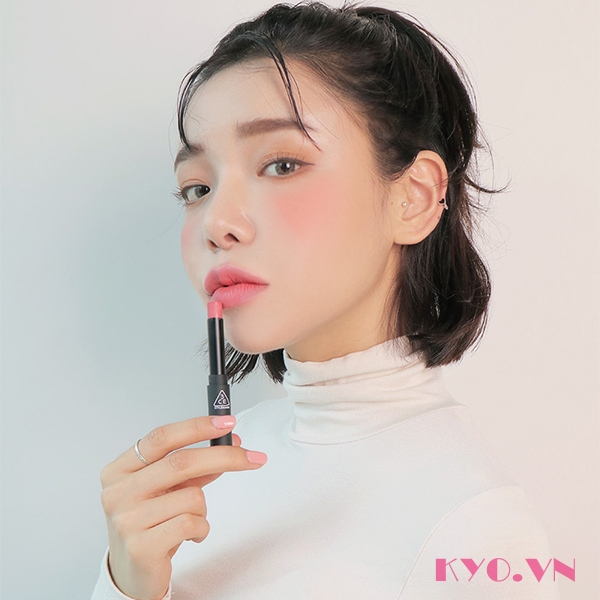 Son 3CE Slim Velvet Lip Color Sand Lily - Hồng Nude - Image 7