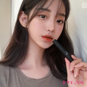 Son 3CE Slim Velvet Lip Color Simple Stay - Cam Nude - Image 7