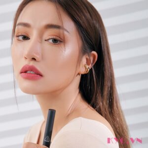 Son 3CE Slim Velvet Lip Color Snow Glass - Hồng Đất - Image 5