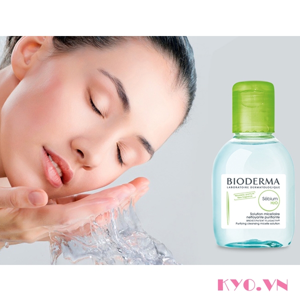 Nước tẩy trang Bioderma sebium H2O (Xanh) - Image 3