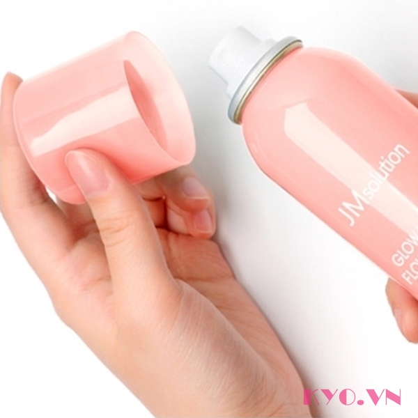 Xịt chống nắng JM solution glow luminous flower mist (màu hồng) - Image 4