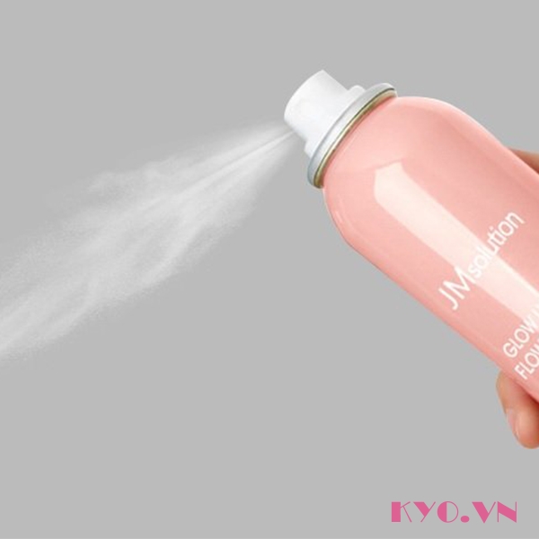 Xịt chống nắng JM solution glow luminous flower mist (màu hồng) - Image 3