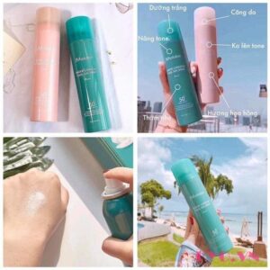 Xịt chống nắng JM Solution marine Luminous Pearl Sparkling Cooler (màu xanh) - Image 4