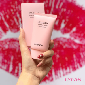 Kem chống nắng The SAEM Eco Earth Power Pink SPF 50+ PA++++ (50g) - Image 3
