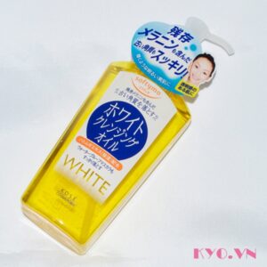 Dầu tẩy trang Kose softymo white cleansing oil (chai màu vàng nhạt) - Image 3