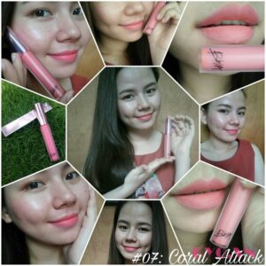 Son Bbia last velvet lip tint Version 2 Coral Attack 07 – Cam sữa - Image 5