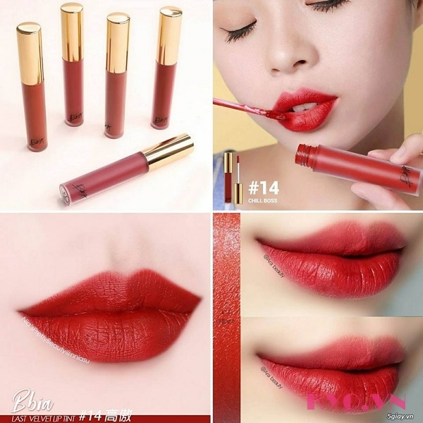 Son Bbia last velvet lip tint Version 3 Chill Boss 14 - Đỏ Lạnh - Image 7