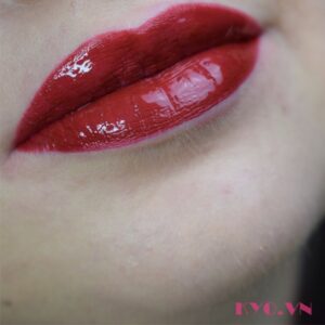 Son Kiko Unlimited Double Touch Satin Ruby Red 106 - Đỏ rượu vang - Image 4