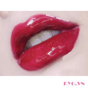 Son Kiko Unlimited Double Touch Satin Ruby Red 106 - Đỏ rượu vang - Image 6
