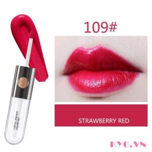 Son Kiko Unlimited Double Touch Strawberry Red 109 - Đỏ Hồng - Image 3