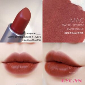 Alternative view of Set Son Mac Brick Red Lipstick Duo (Mac Matte Marrkesh, Mac Powder kiss Devoted to Chili)