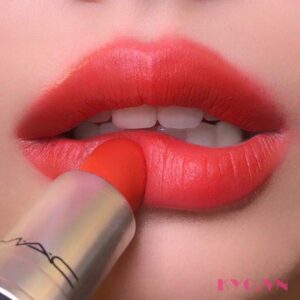 Son MAC Powder Kiss Màu Style Shocked 303 - Đỏ Cam - Image 3