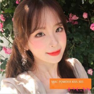 Son MAC Powder Kiss Màu Style Shocked 303 - Đỏ Cam - Image 6