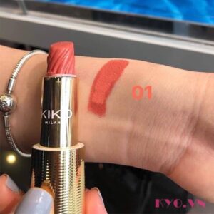 Son Kiko Ocean Feel Lipstick Could Be Rose 01 - Cam đất - Image 4