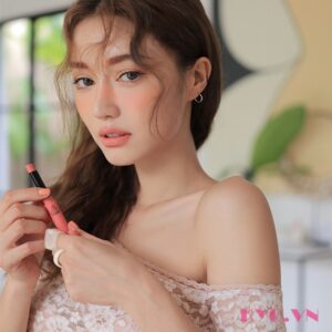 Son 3CE Slim Velvet Lip Color Peach play - Hồng Cam (New 2019) - Image 7