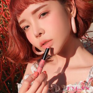 Son 3CE Slim Velvet Lip Color Peach play - Hồng Cam (New 2019) - Image 3