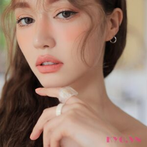 Son 3CE Slim Velvet Lip Color Peach play - Hồng Cam (New 2019) - Image 5