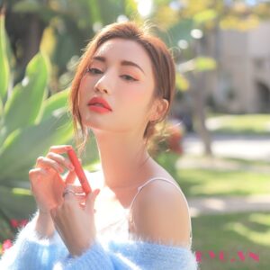Son 3CE Slim Velvet Lip Color Cotton Up - Cam Đào (New 2019) - Image 5