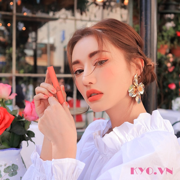 Son 3CE Slim Velvet Lip Color Gotta Sing - Cam Cháy (New 2019) - Image 8