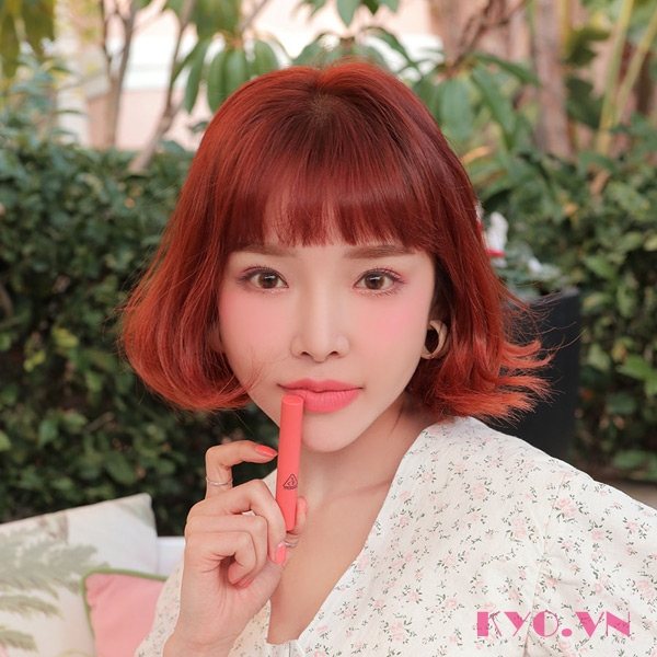 Son 3CE Slim Velvet Lip Color Muse Filter - Hồng San Hô - Image 8