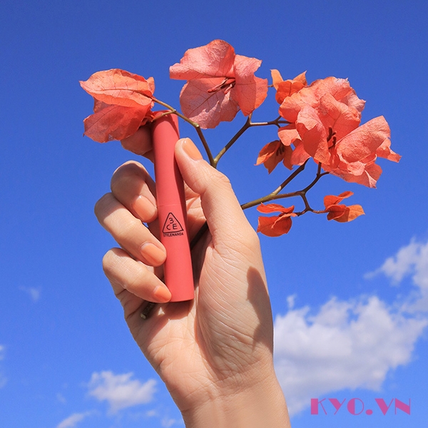 Son 3CE Slim Velvet Lip Color Muse Filter - Hồng San Hô - Image 7