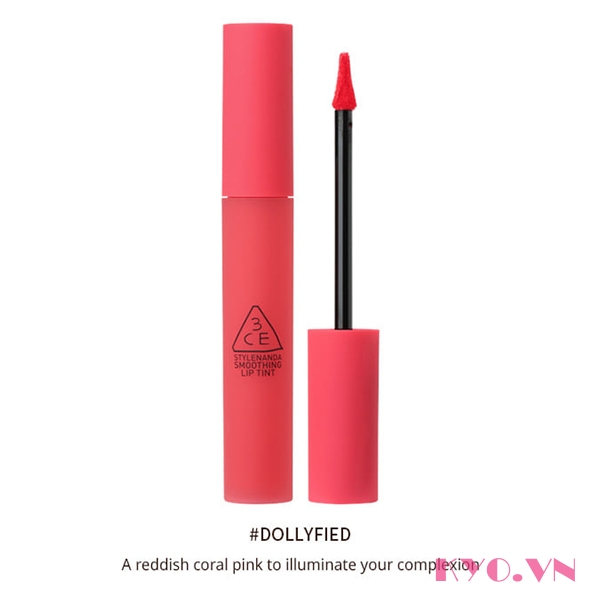 Son 3CE Smoothing Lip Tint Dollyfied - Hồng San Hô