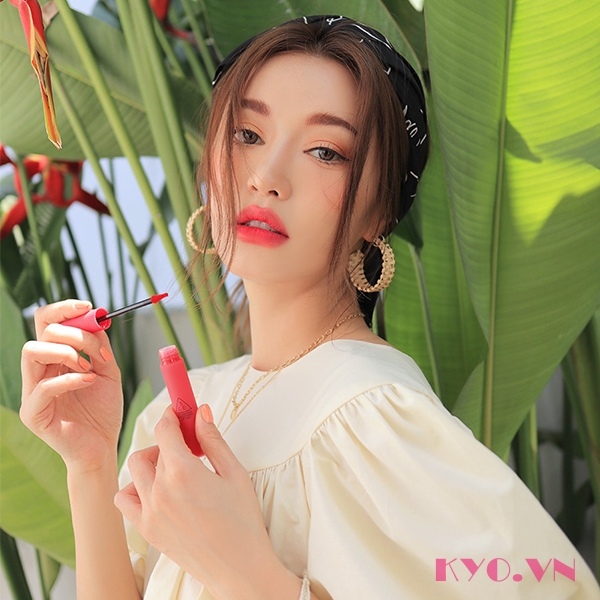 Son 3CE Smoothing Lip Tint Dollyfied - Hồng San Hô - Image 3