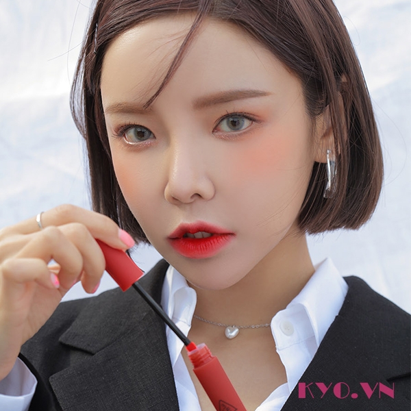 Son 3CE Smoothing Lip Tint Màu Have A Blast - Đỏ Thuần - Image 6