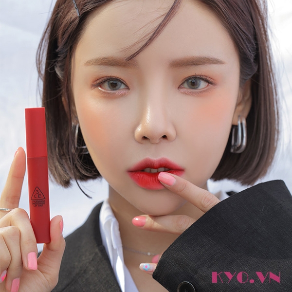 Son 3CE Smoothing Lip Tint Màu Have A Blast - Đỏ Thuần - Image 4